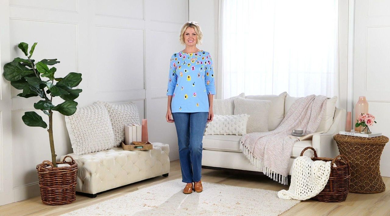 ●PINK PINEAPPLE● SHEER BLOOM SHIRRING TOPSKY BLUE PH1WH306 ○PINK PINEAPPLE○ SHEER BLOOM SHIRRING TOPSKY BLUE PH1WH306