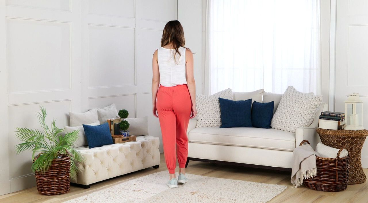 Ameri（アメリ）の「RIBBON YARN JOGGER KNIT PANTS（その他