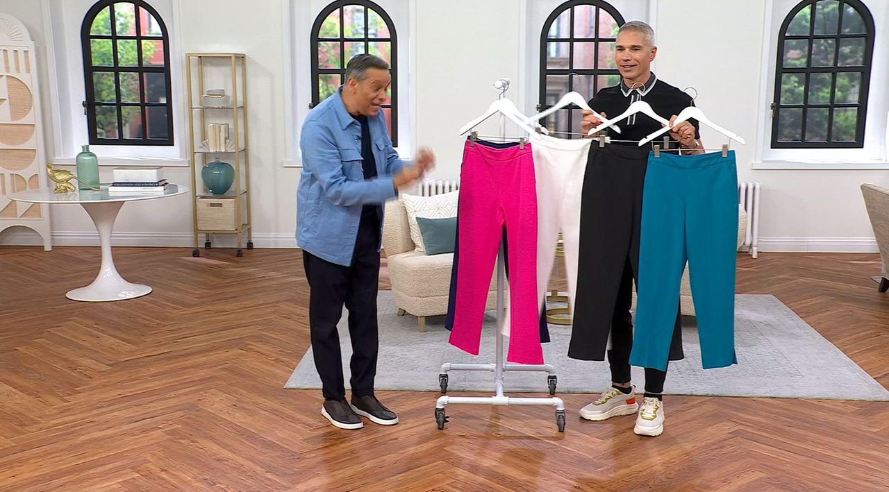 Isaac Mizrahi Live! 24/7 Stretch Icon Ankle Pants - QVC.com