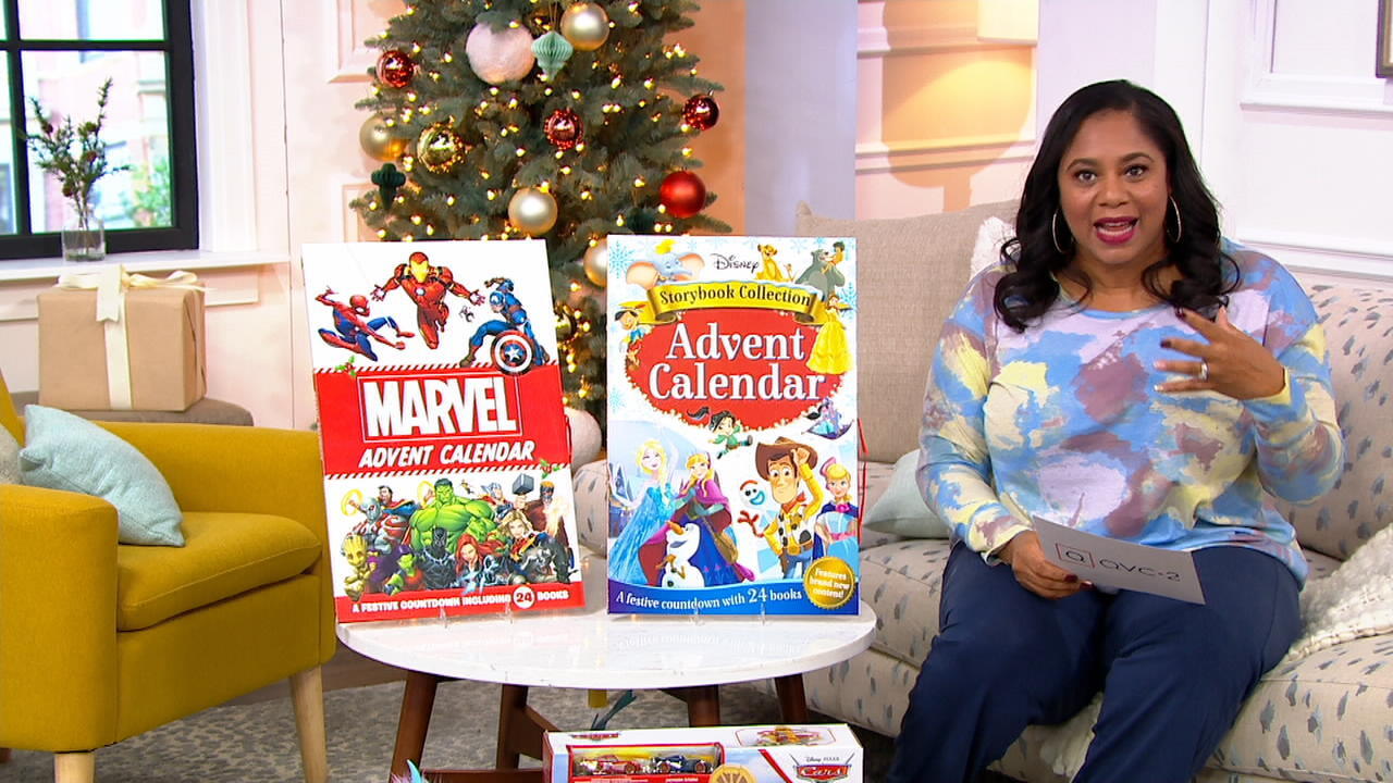 Disney or Marvel Licensed Storybook Advent Calendar with 24 Books - QVC.com