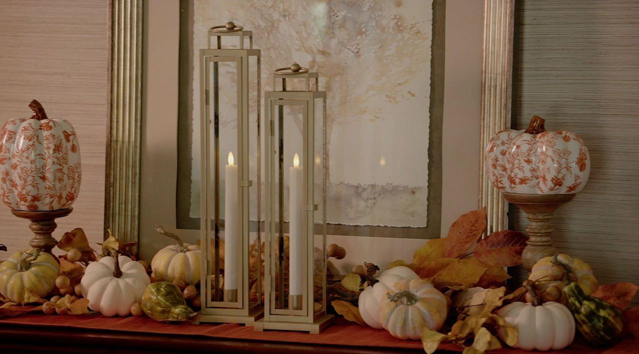 ホープランタン Home Reflections Indoor/Outdoor Set of 2 Taper Lanterns