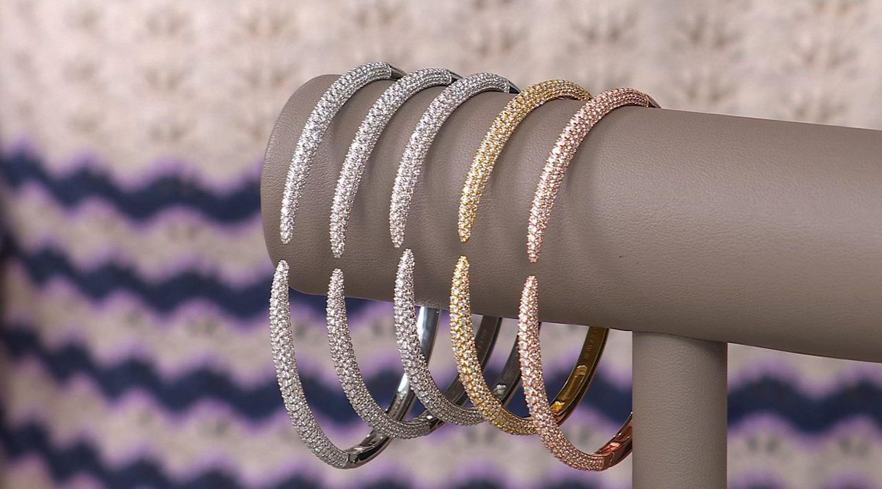 Qvc orders diamonique rose gold bracelets