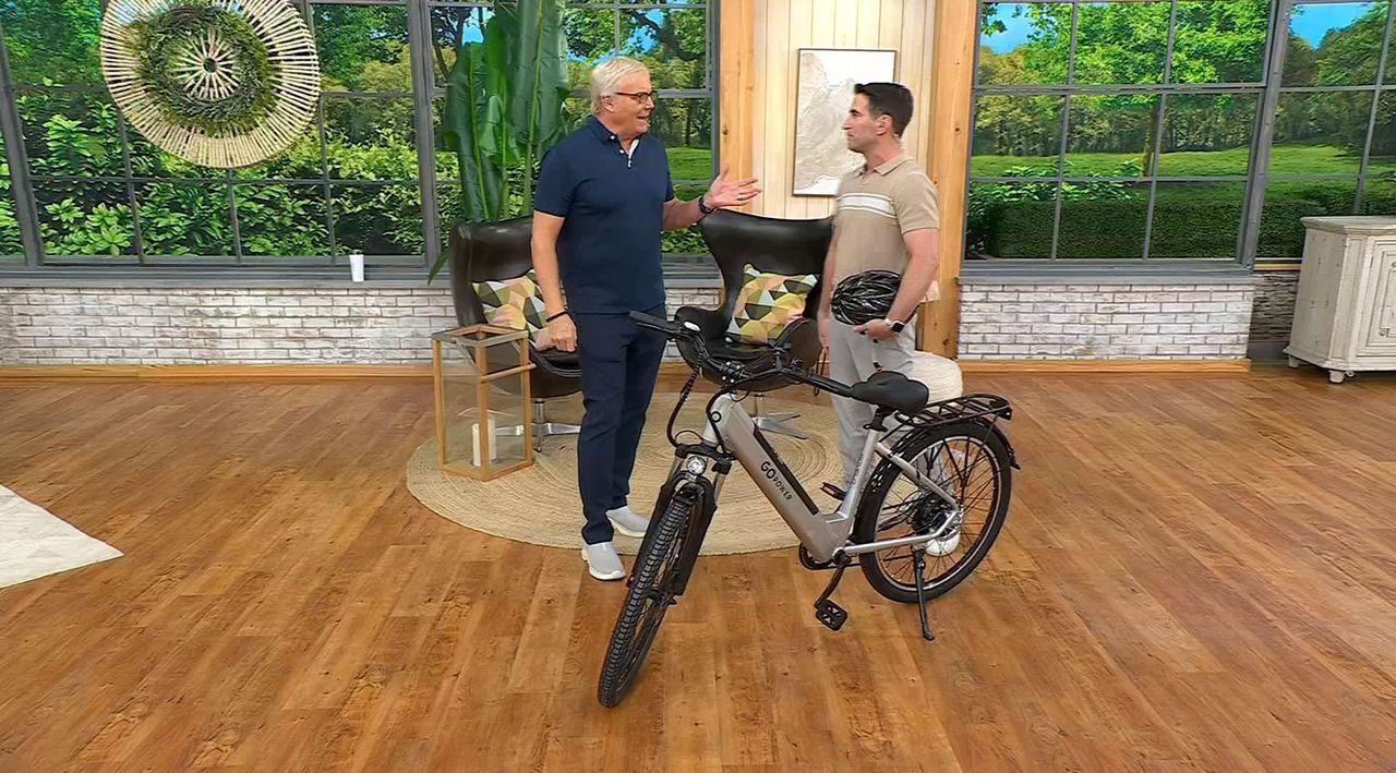 blue electric bicycle GigaByke 500W Swift Electric Bike main image 0