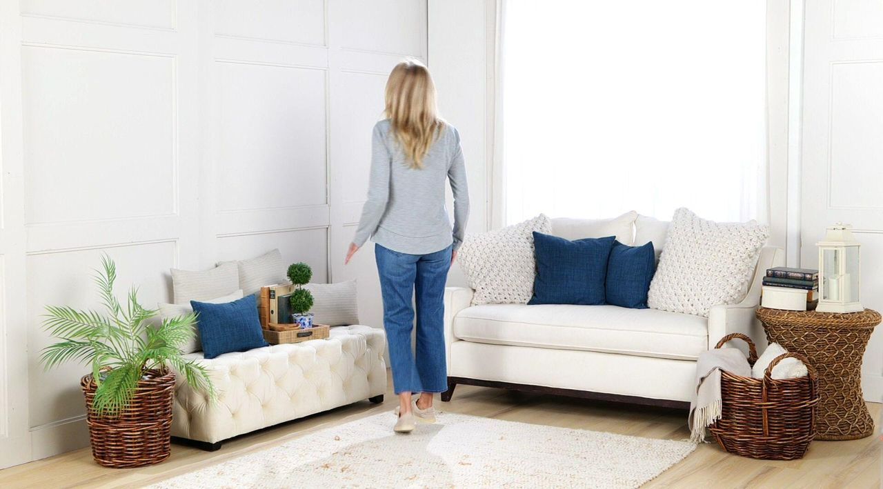 Studio Park x Amy Stran Slub Knit Long Sleeve Double Hem Top