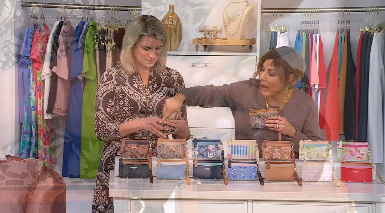 Spartina 449 Slim Card Coin Purse Duo with Wristlet Straps - QVC.com