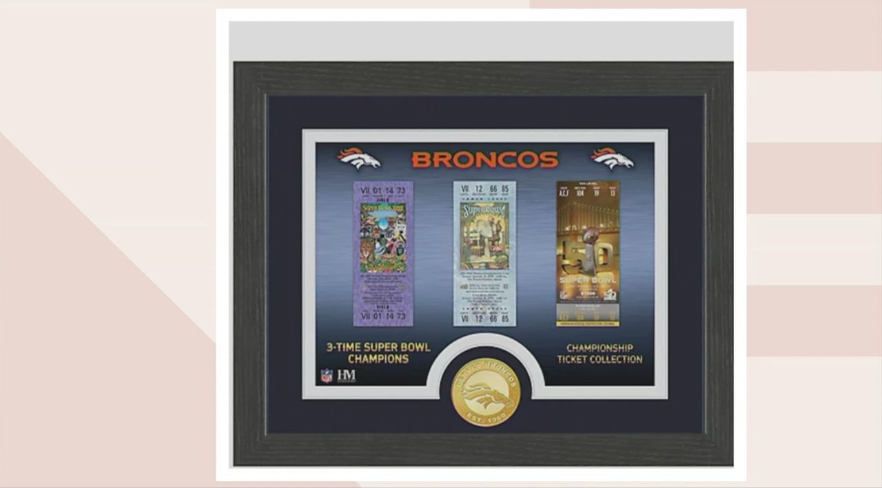 San Francisco 49ers Super Bowl Ticket Collection Wall Frame