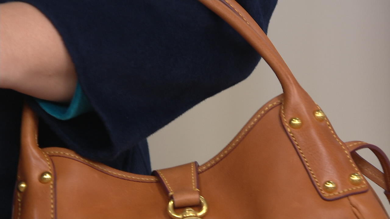 florentine logo lock tote