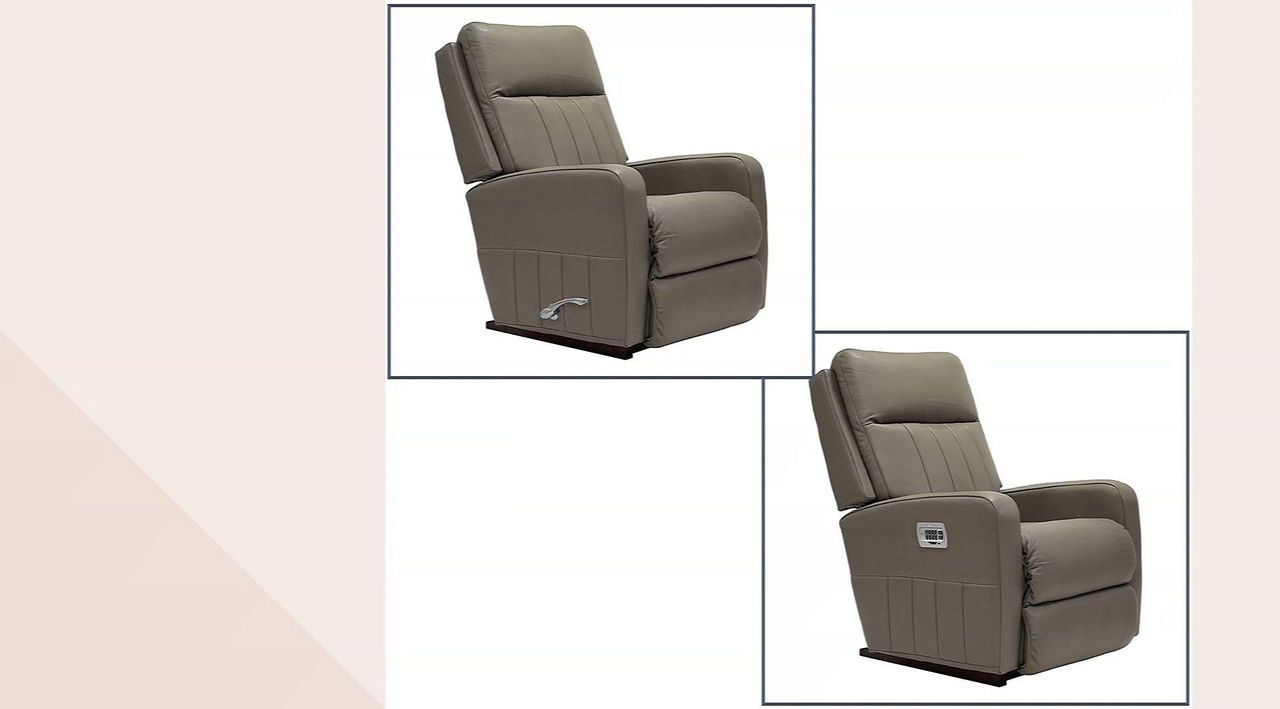 SH 8/18 La-Z Boy Finley Leather Power Recliner - QVC.com