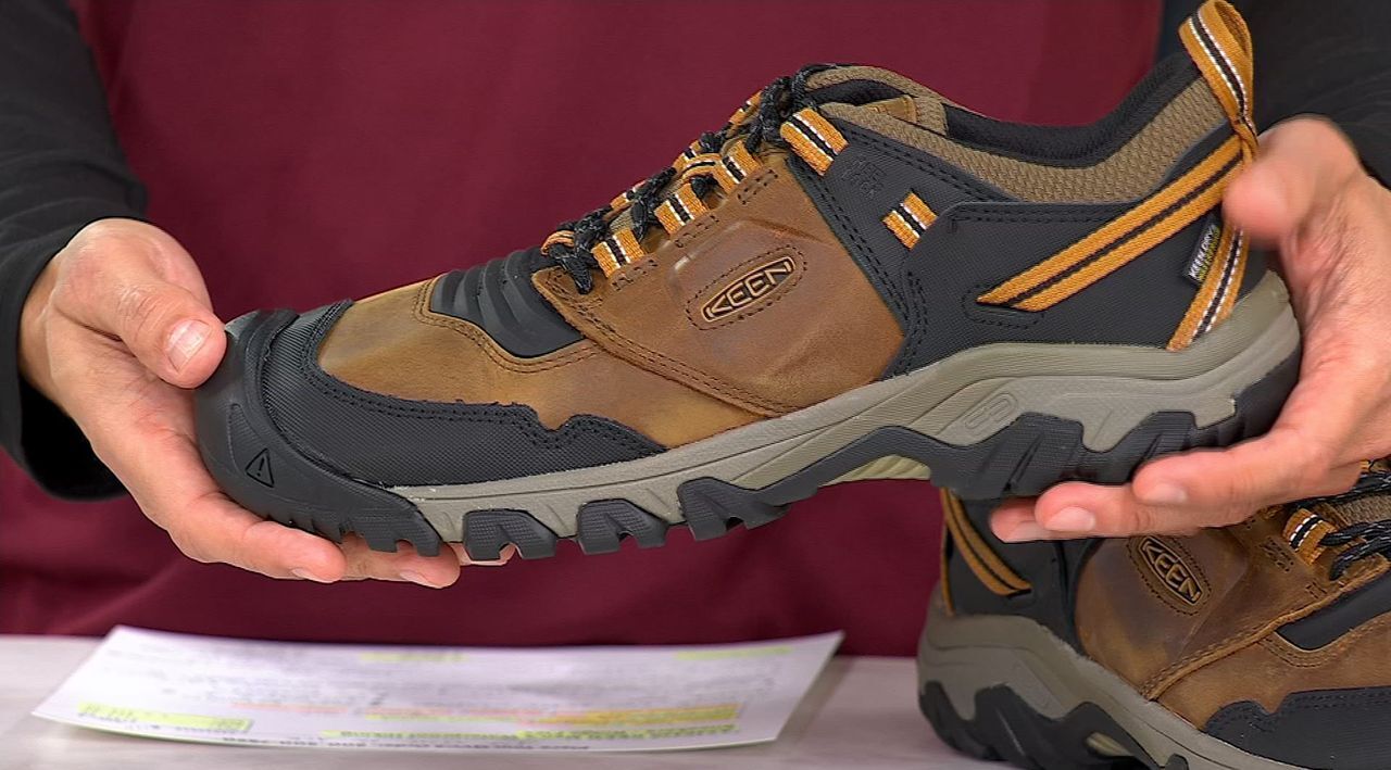 KEEN Men's Waterproof Hiking Sneakers - Ridge Flex - QVC.com