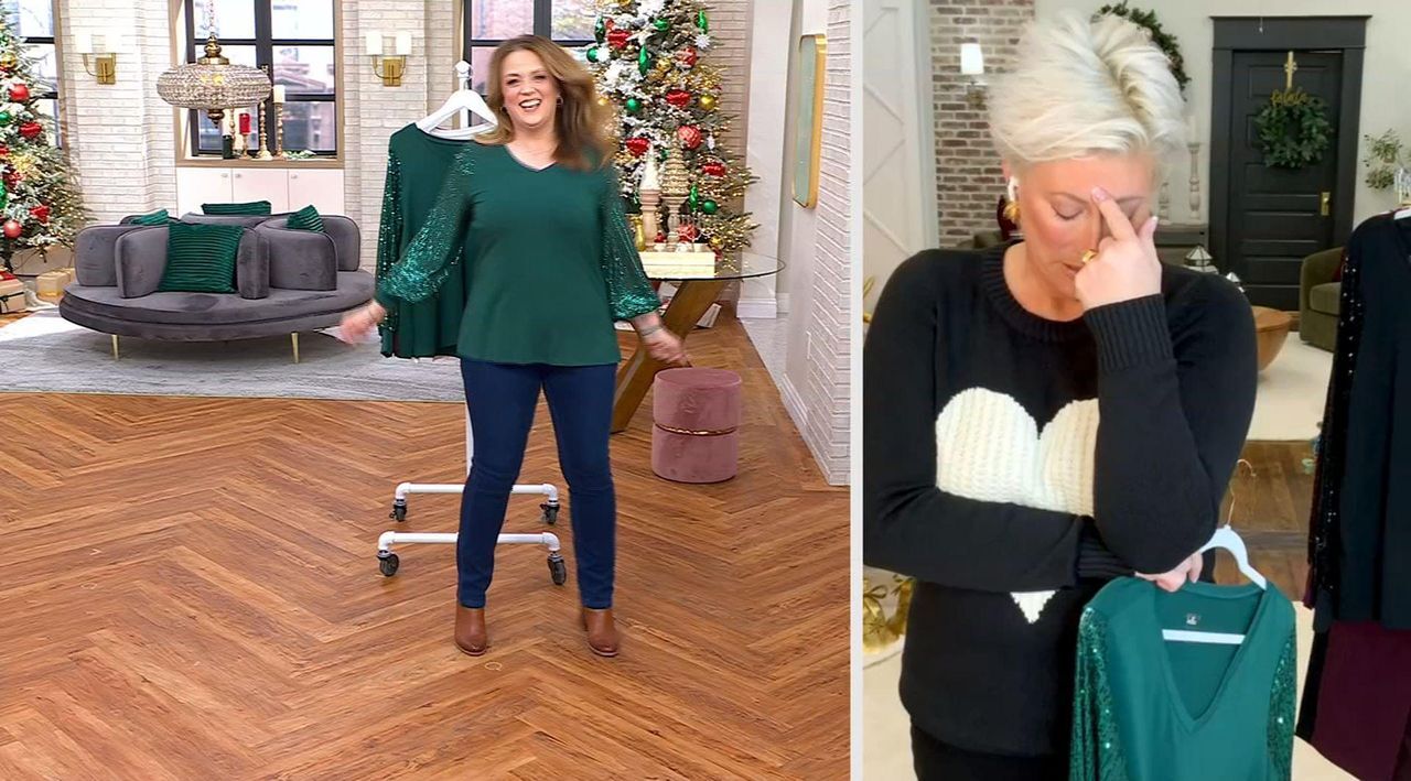 Jingle Belles by Kim Gravel TripleLuxe Knit Dress for Joy Jingle Belles by Kim Gravel TripleLuxe Knit Dress for Joy