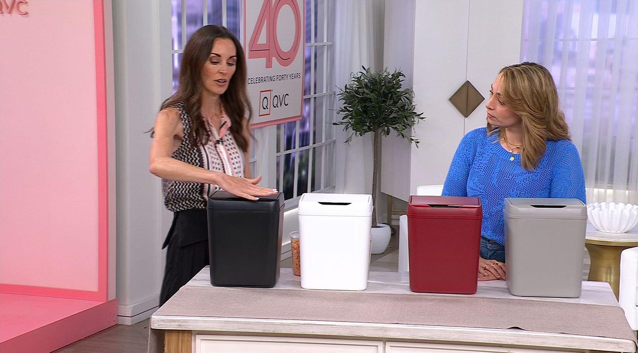 Cella 2-Gal Compact Automatic Sensor Trash Can - QVC.com