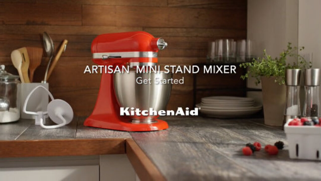 KitchenAid 3.5qt. Mini Artisan Stand Mixer with Flex Edge Beater on QVC 