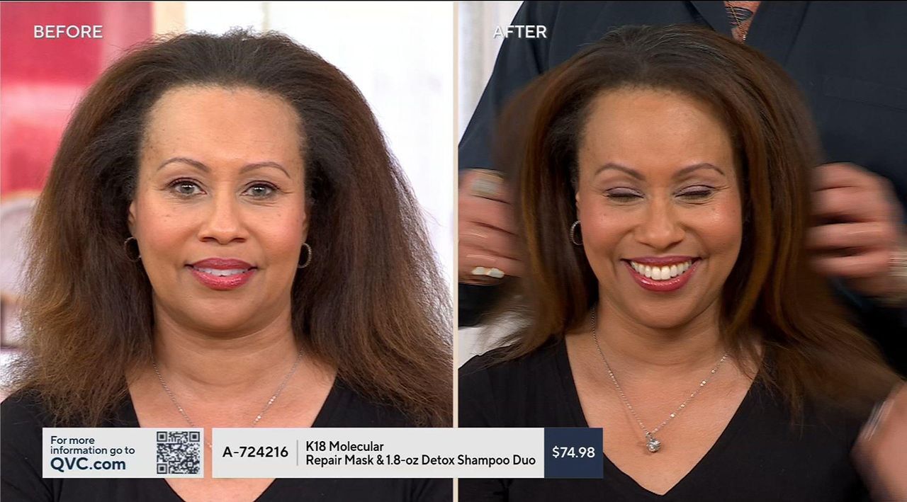 K18 Molecular Repair Mask & 1.8oz Detox Shampoo Duo - QVC.com