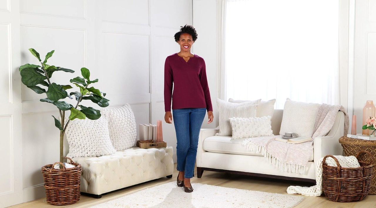 Denim & Co. Essentials So Soft Jersey 3-Pack Long Sleeve Tops