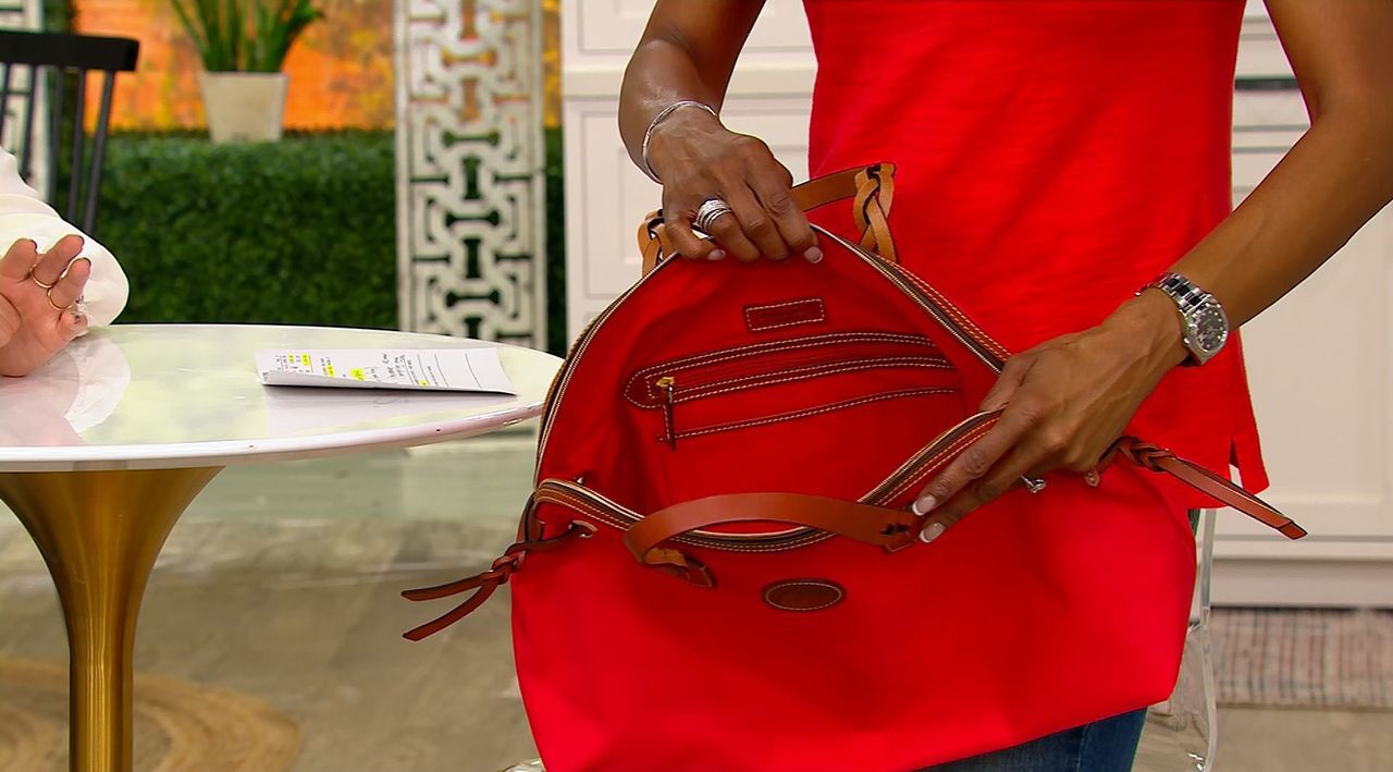 Dooney & Bourke Nylon Shopper on QVC 