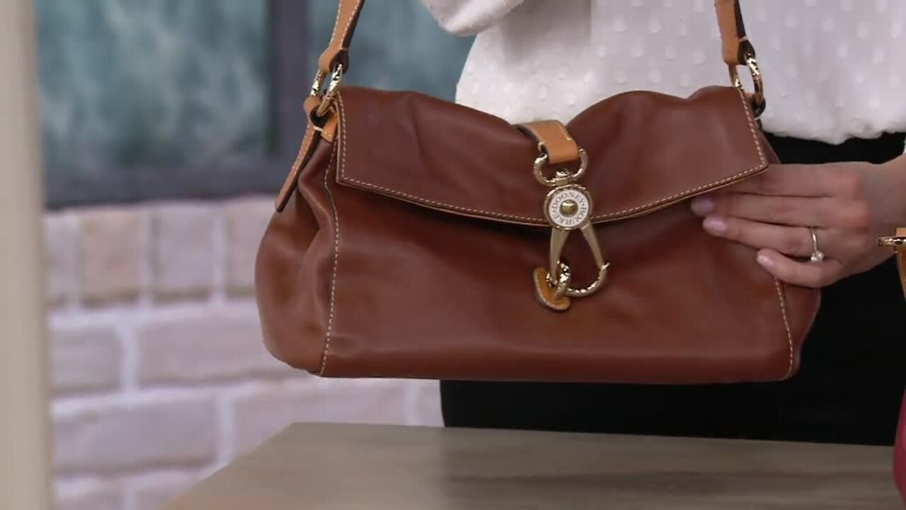 dooney and bourke pebble leather libby shoulder bag