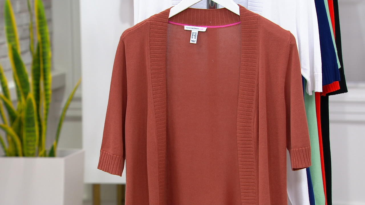 elbow sleeve cardigans