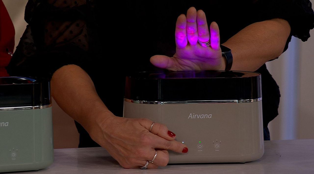 Airvana Aquaflame Color Changing Ultrasonic Humidifier - QVC.com