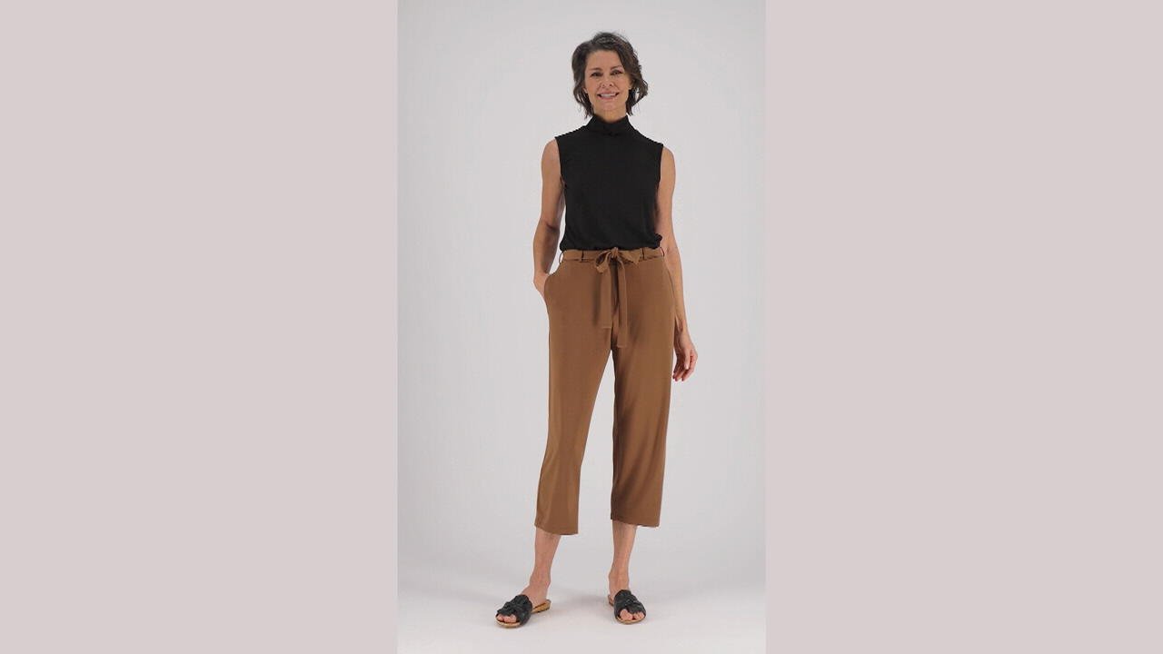 Susan Graver Regular Liquid Knit Crop 