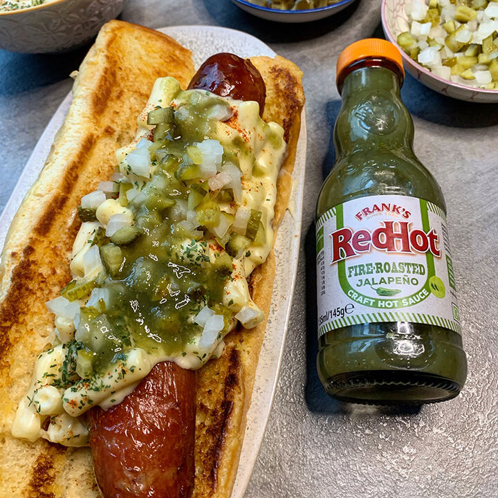 DublinFoodieTwins  mac n cheese loaded hot dogs