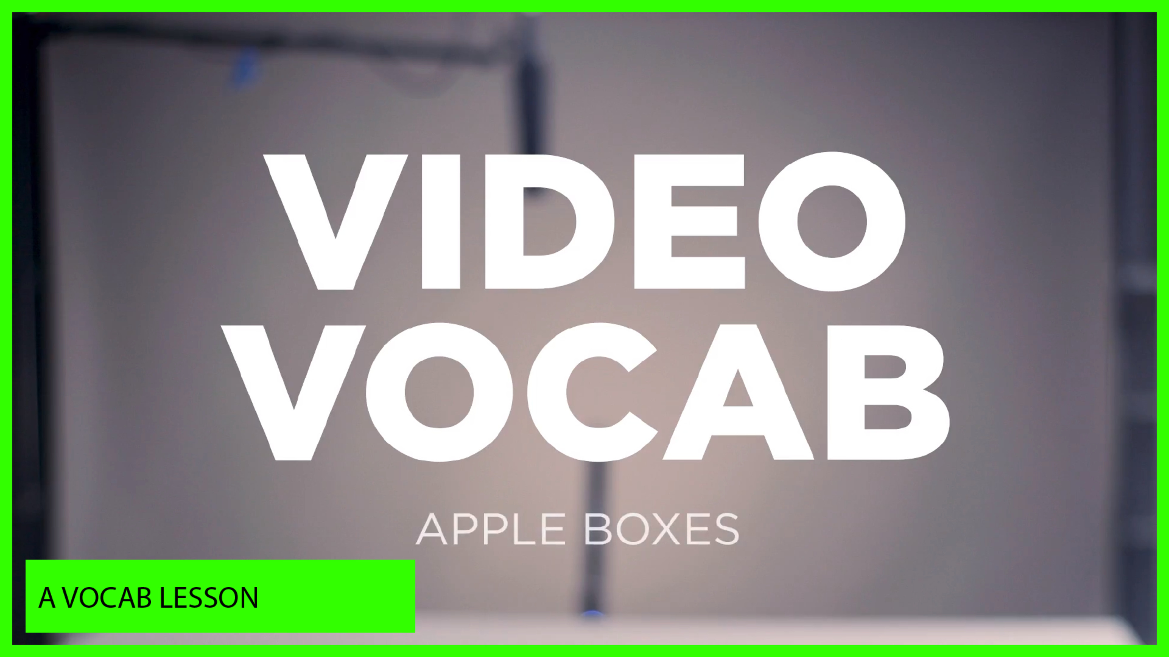 Apple box clearance video