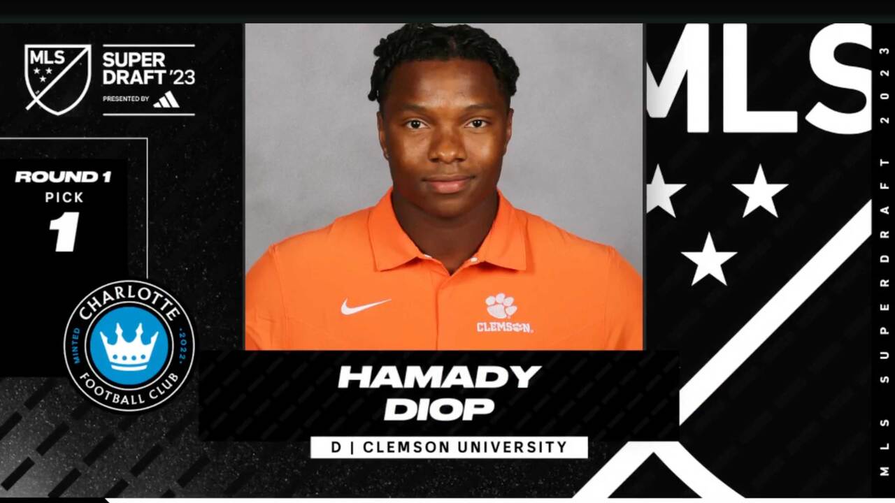 Charlotte FC selects Clemson's Hamady Diop with No. 1 pick in MLS  SuperDraft - SoccerWire