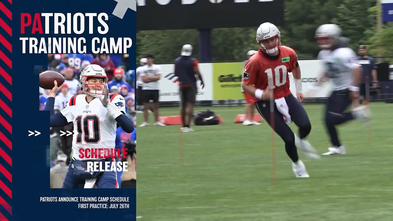 New England Patriots Update 2022 Training Camp Practice Times