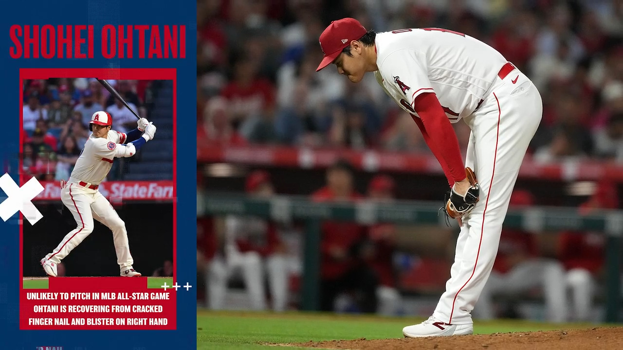 Shohei Ohtani 'Unlikely' To Pitch In All-Star Game Due To Injury