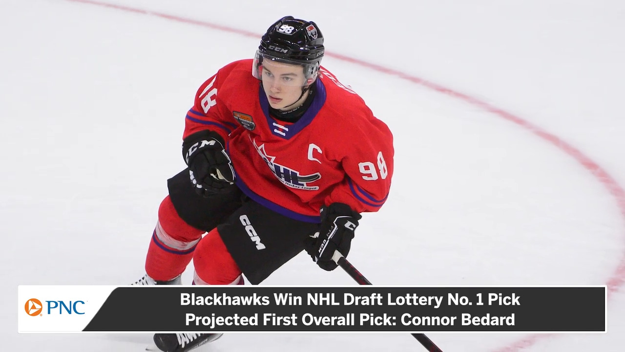 Blackhawks win NHL draft lottery in the year of Connor Bedard