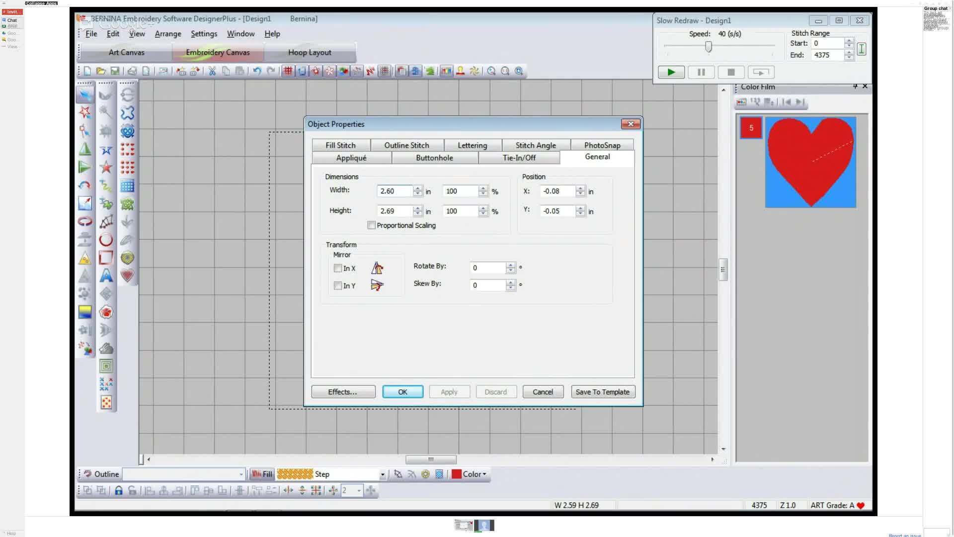 The Creative Fill Stitch