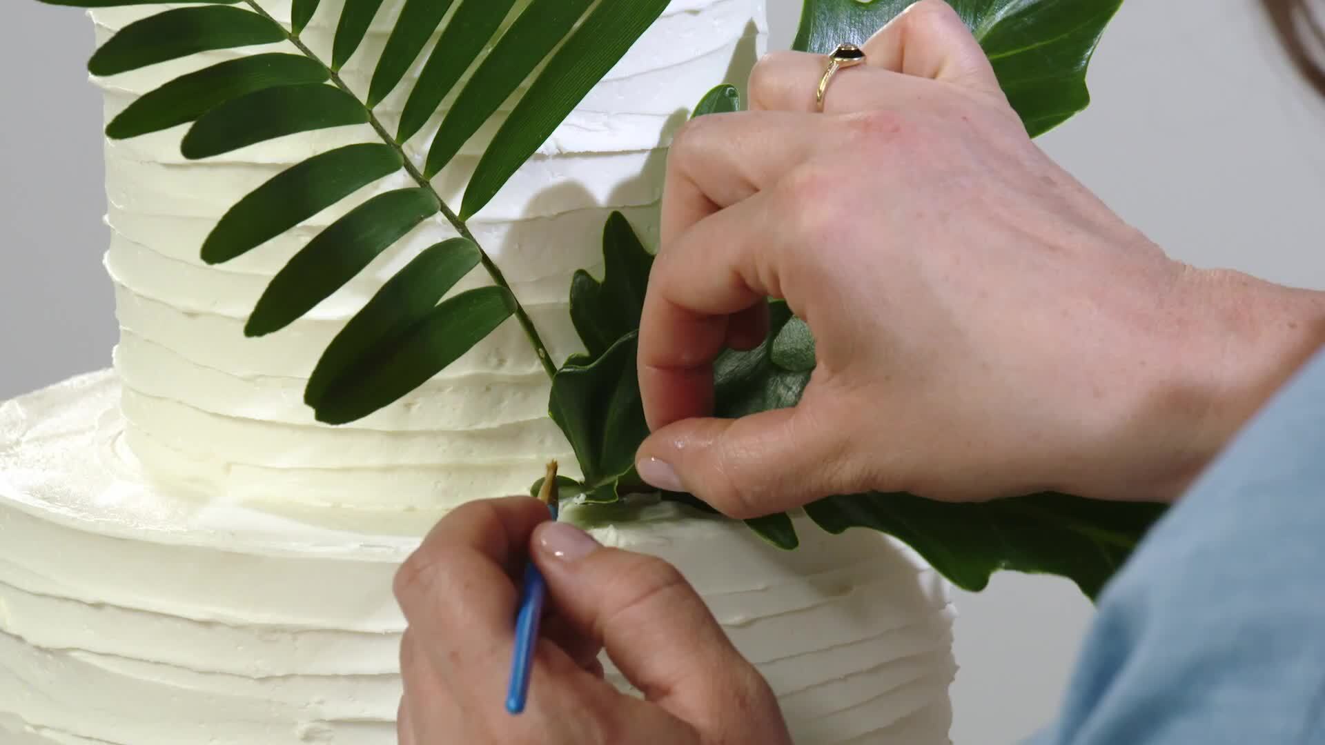Gorgeous Greenery Cake