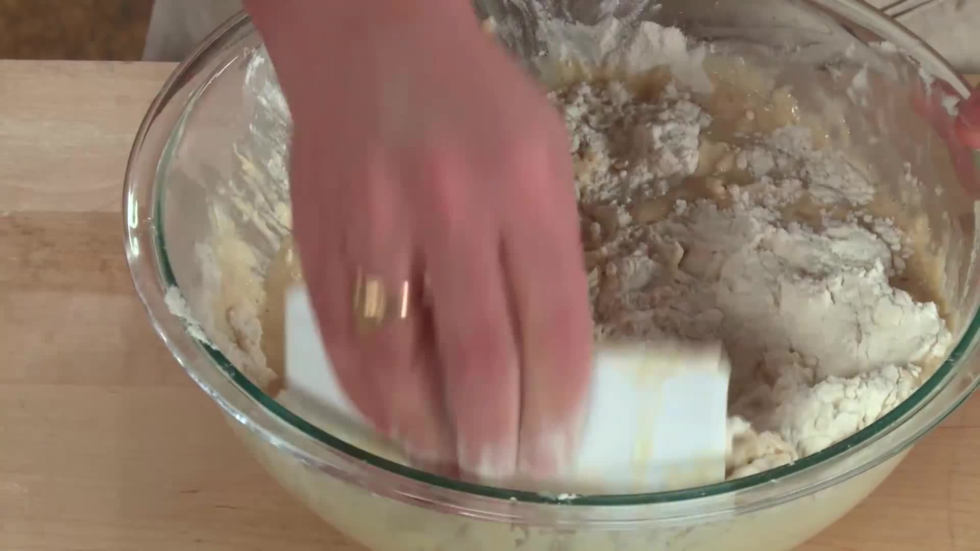 Bagels:  Mixing Dough