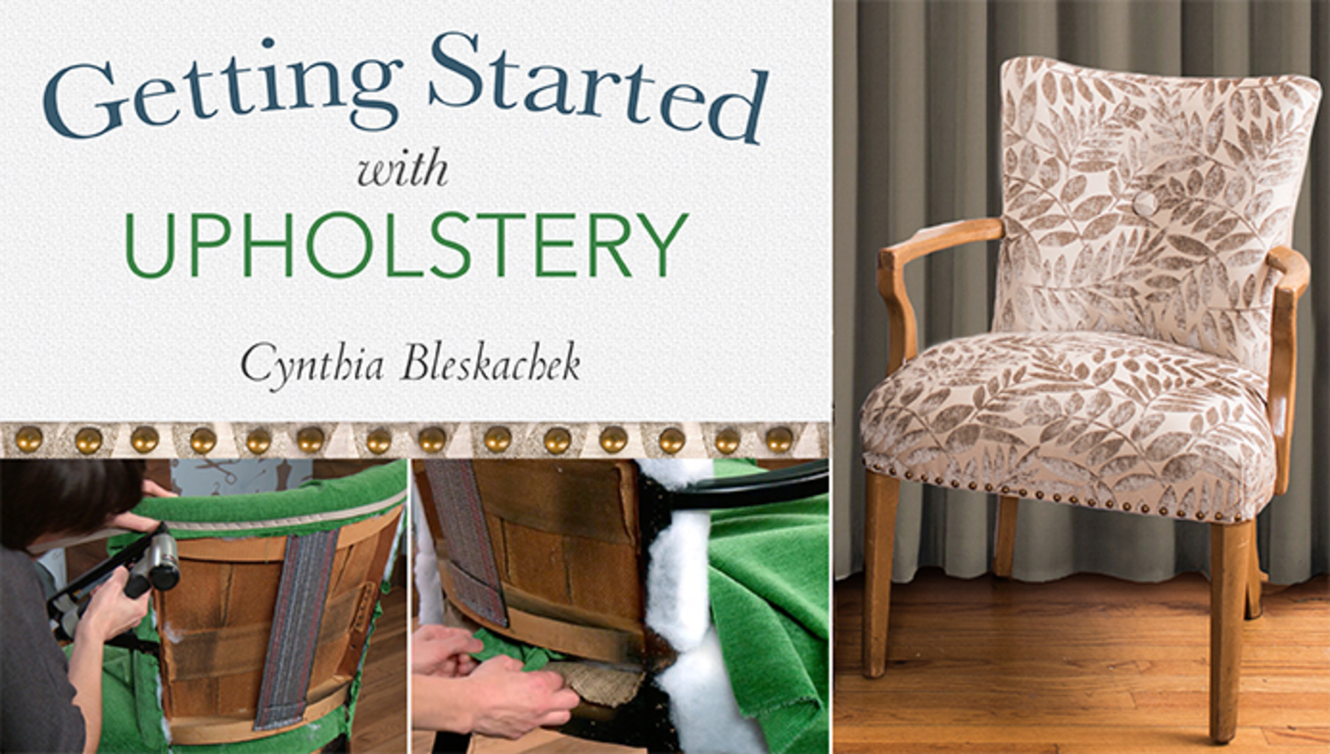 3 Types of Upholstery Tack Strips & How to Use Them  Upholstery tacks,  Furniture reupholstery, Reupholster furniture