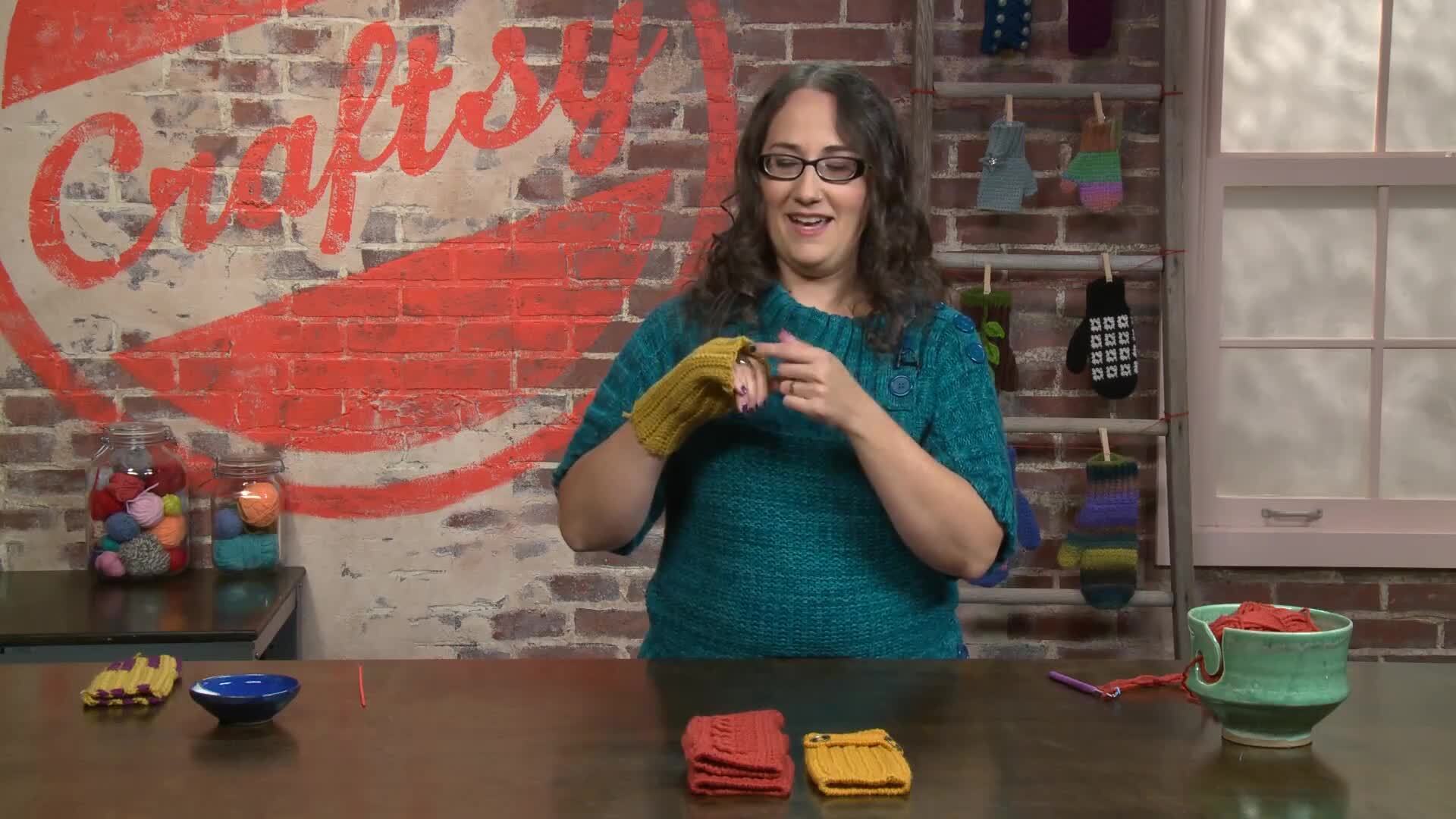 Chevron Fingerless Gloves: Shaping