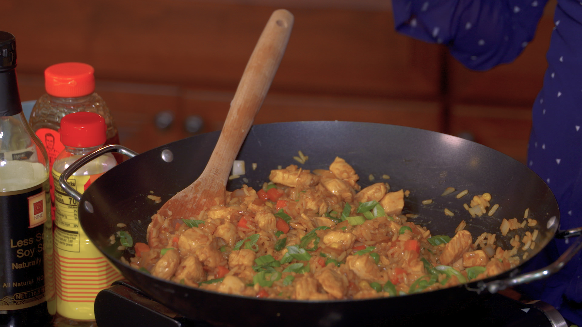 Honey-Soy Chicken Fried Rice