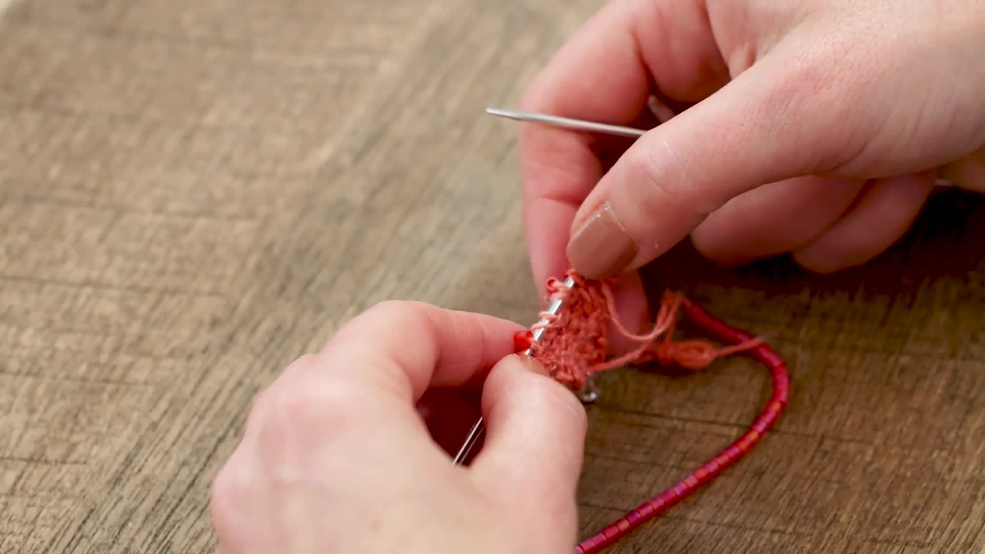 Filum: Beaded Strand Cuff