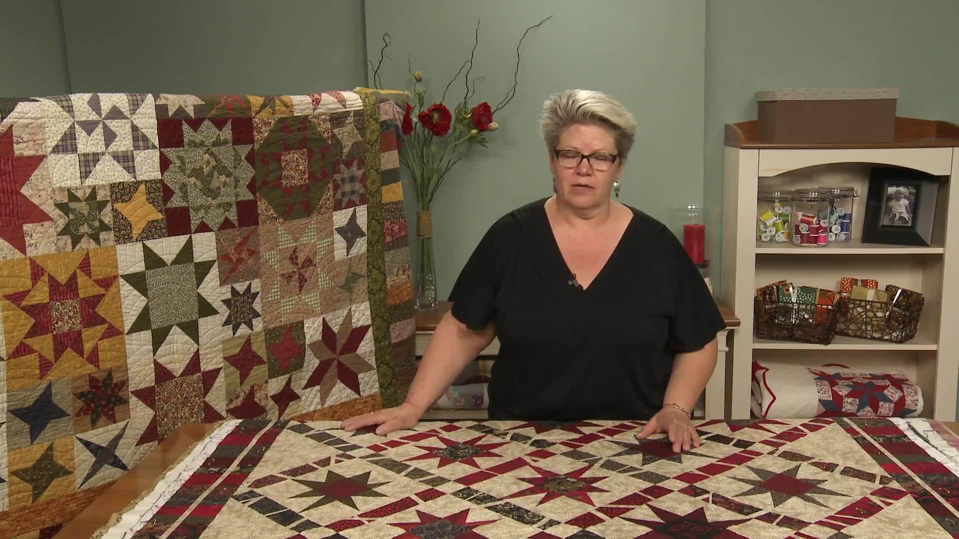 Add depth to a panel quilt using this technique for making quilt borders