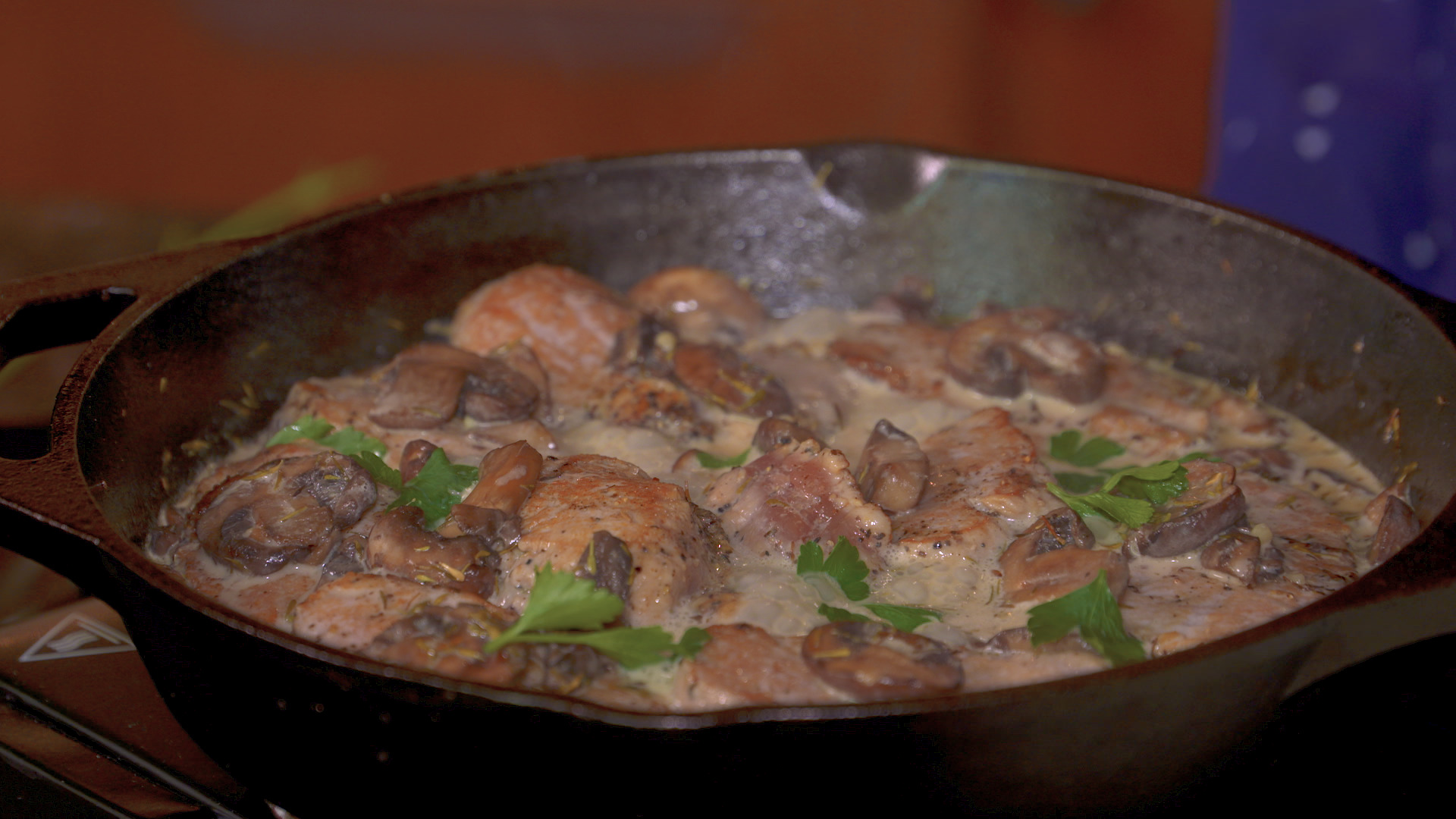 Pork Tenderloin with Creamy Mushroom Gravy