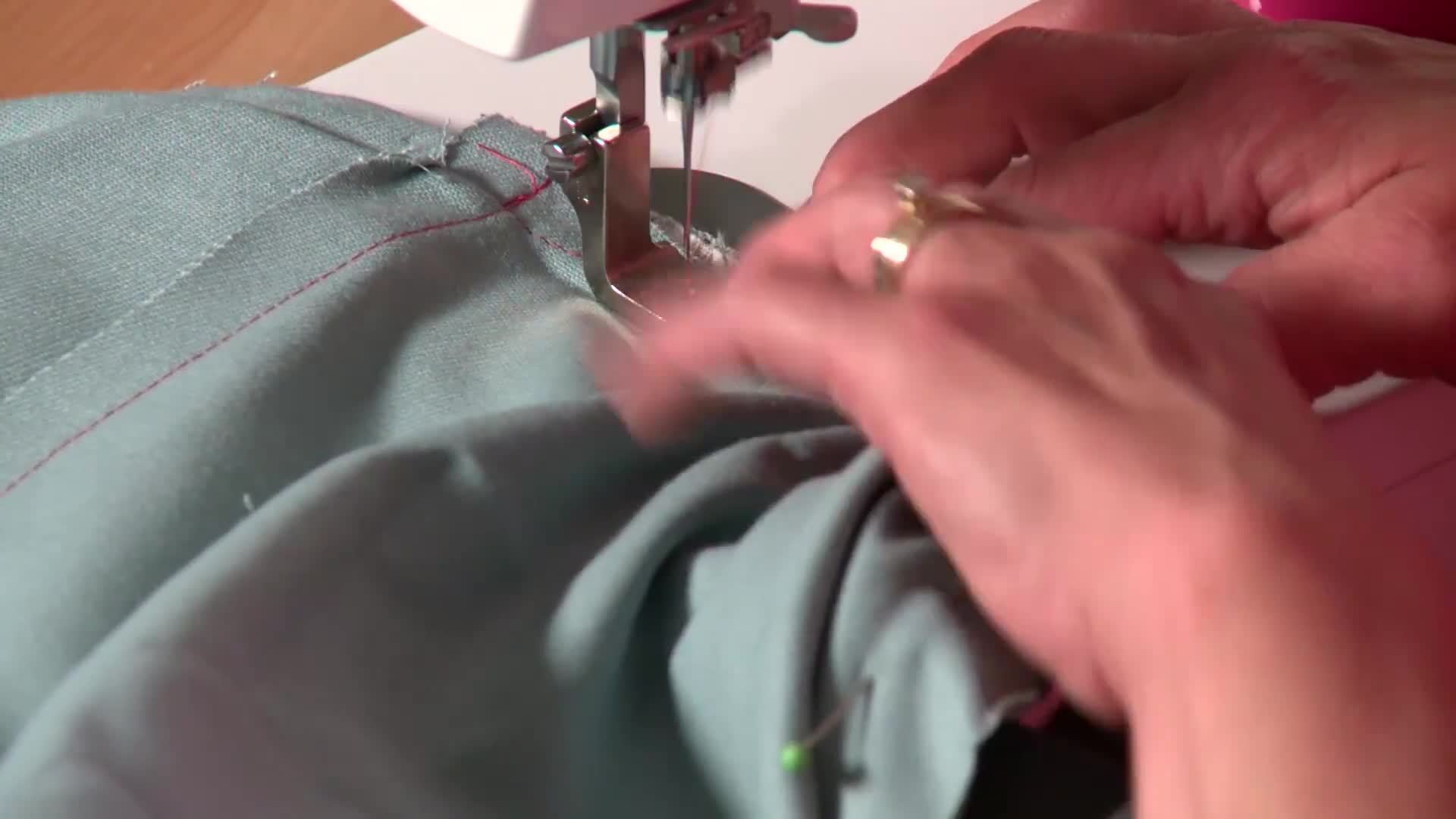 Sewing the Slipcover