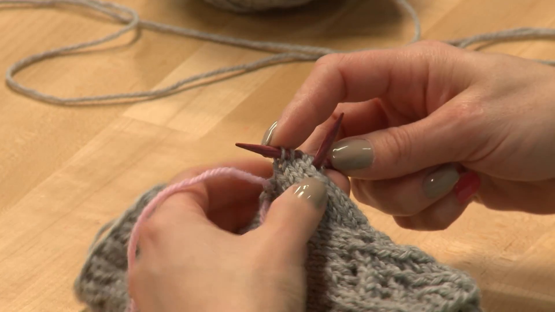 Chevron Fingerless Mitts Part 2