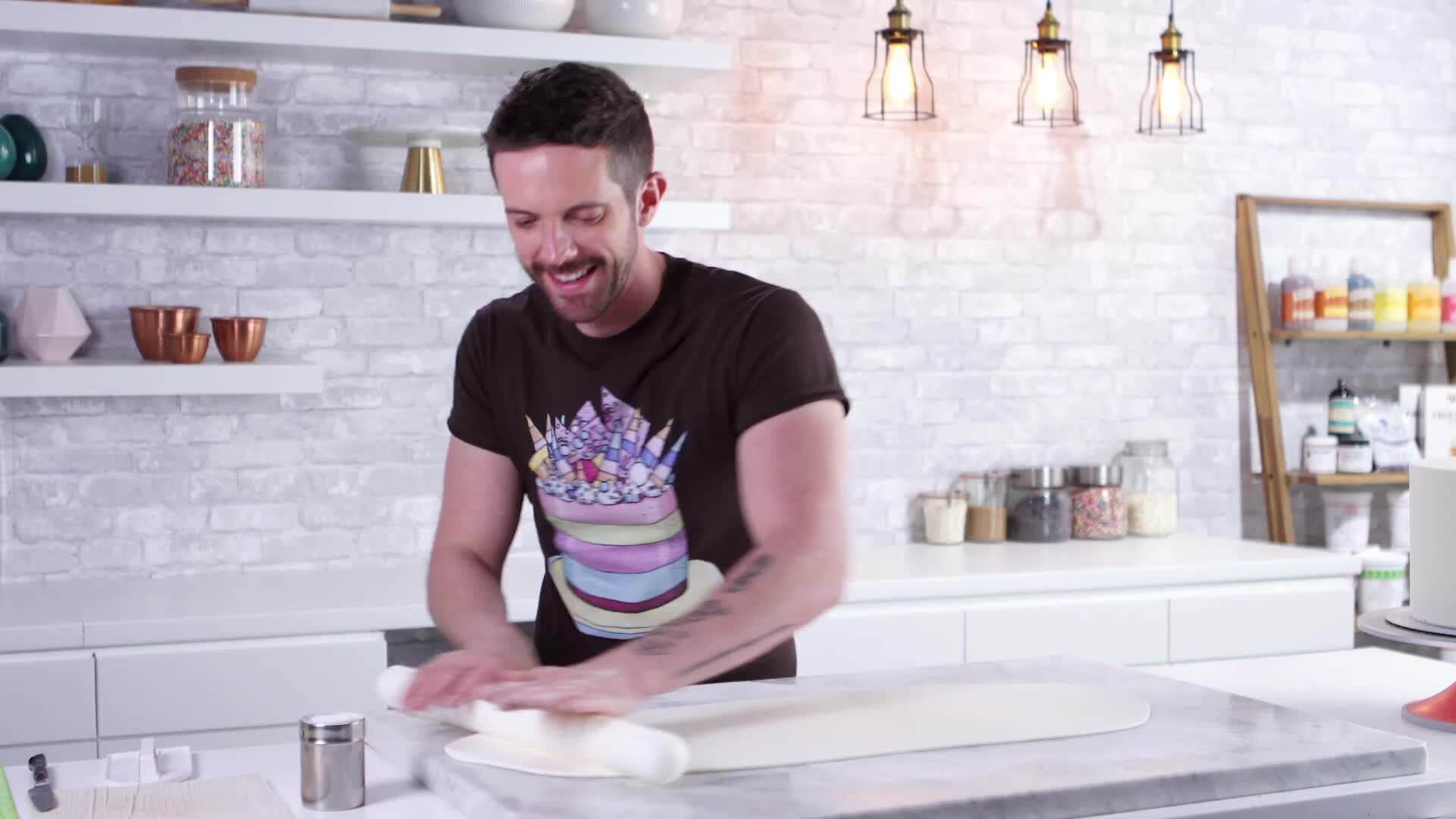 DIY Wedding Cake With Wafer Paper Flowers