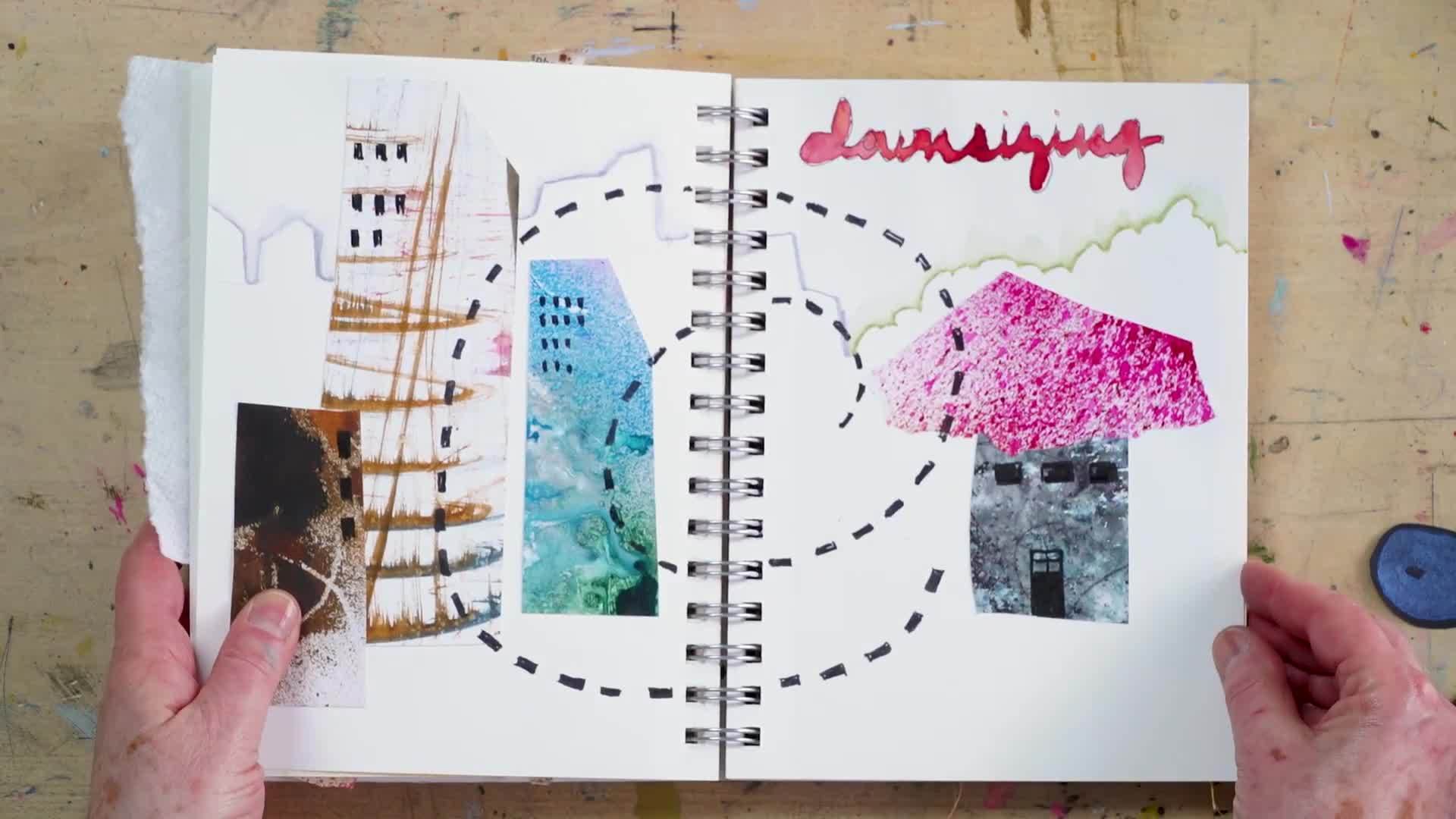 Working With Collage & Finishing Your Journal