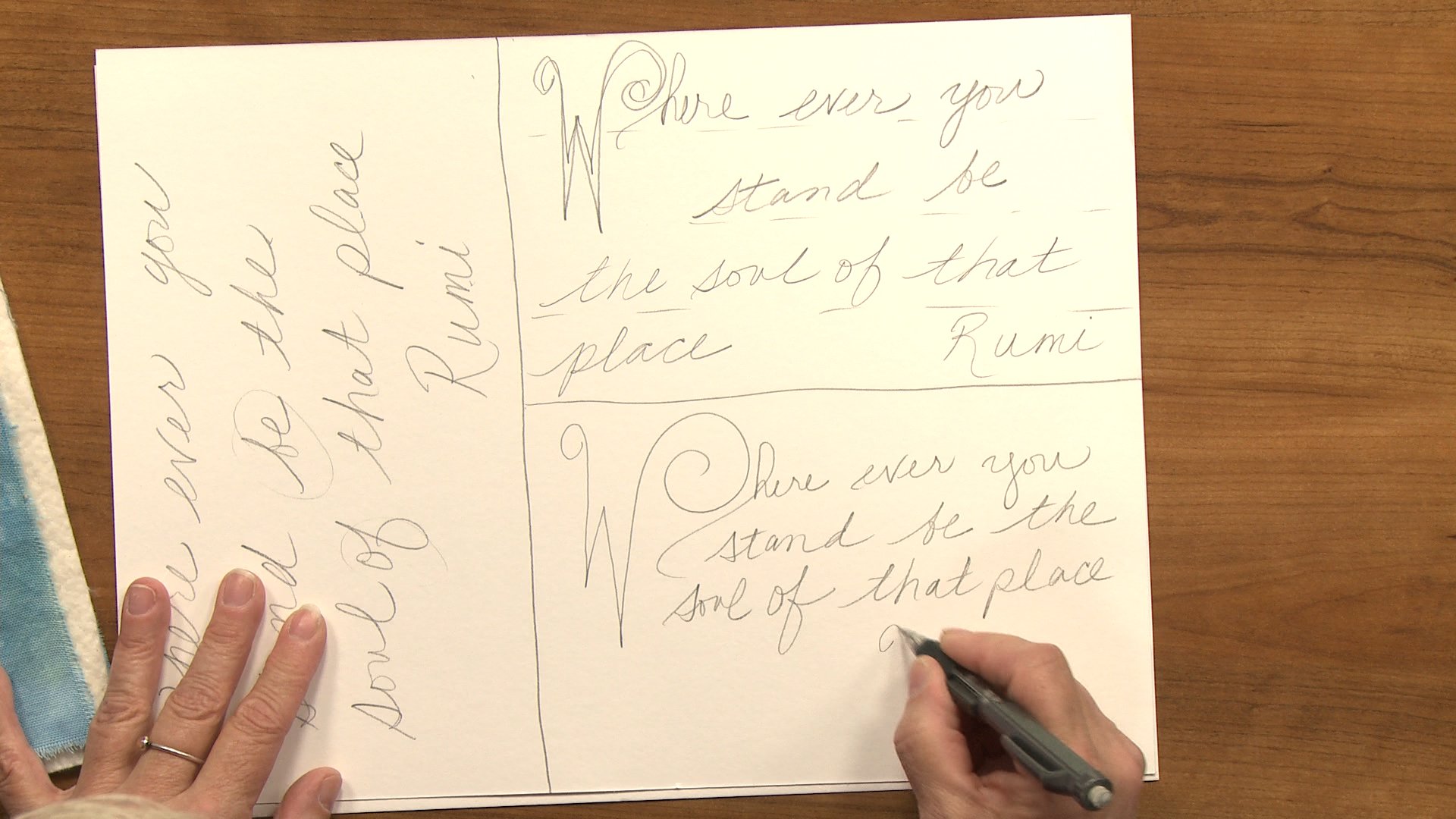 Choose Your Words, Then Learn the Basics of Free-Motion Stitching