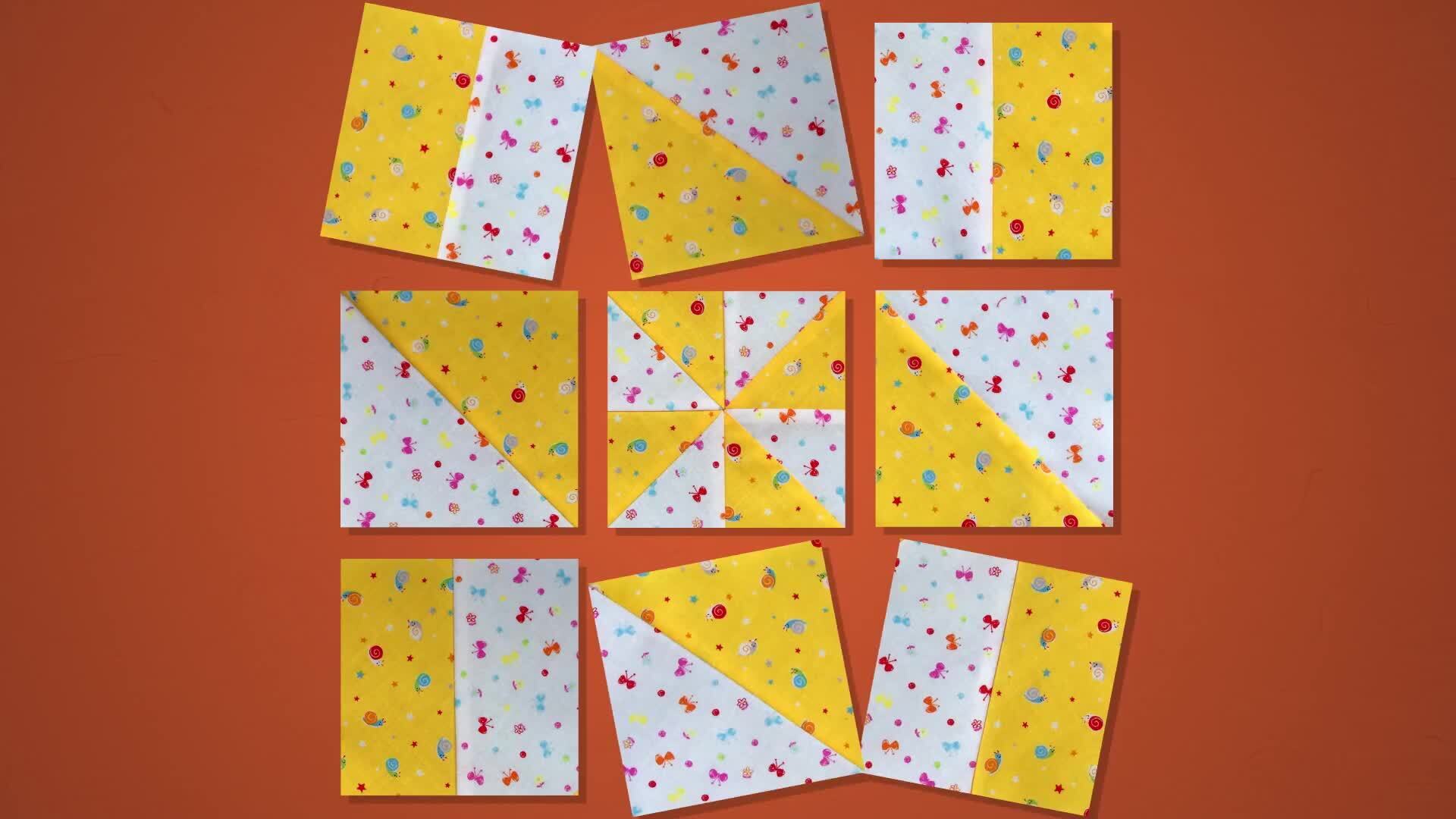 Disappearing Blocks With 10-Inch Squares