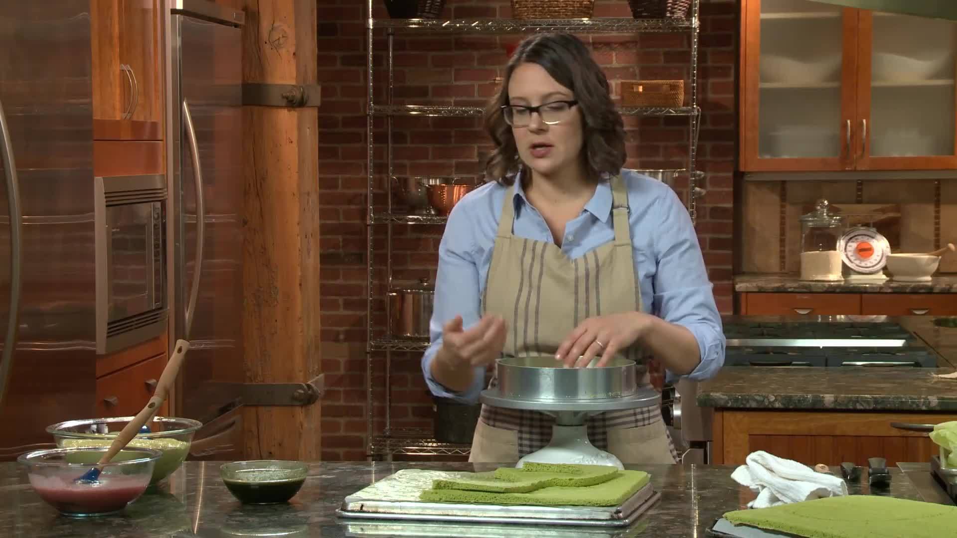 Japanese Green Tea-Citrus Cake