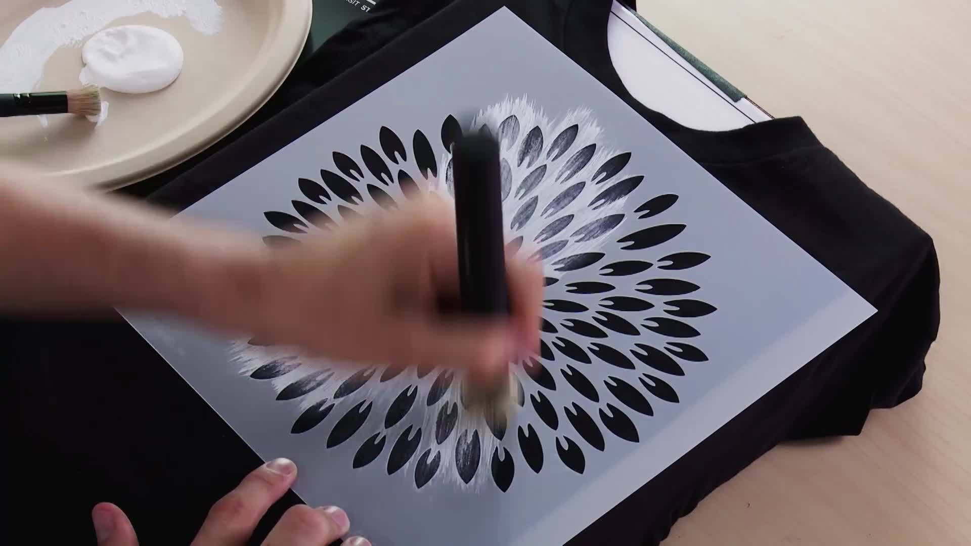 Stenciling on Apparel