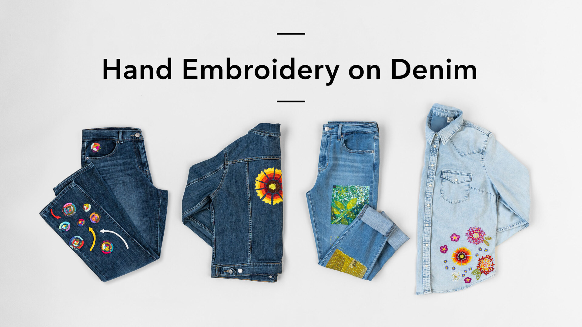 Our Casual And Fun Embroidered Denim Dress – Just Style LA