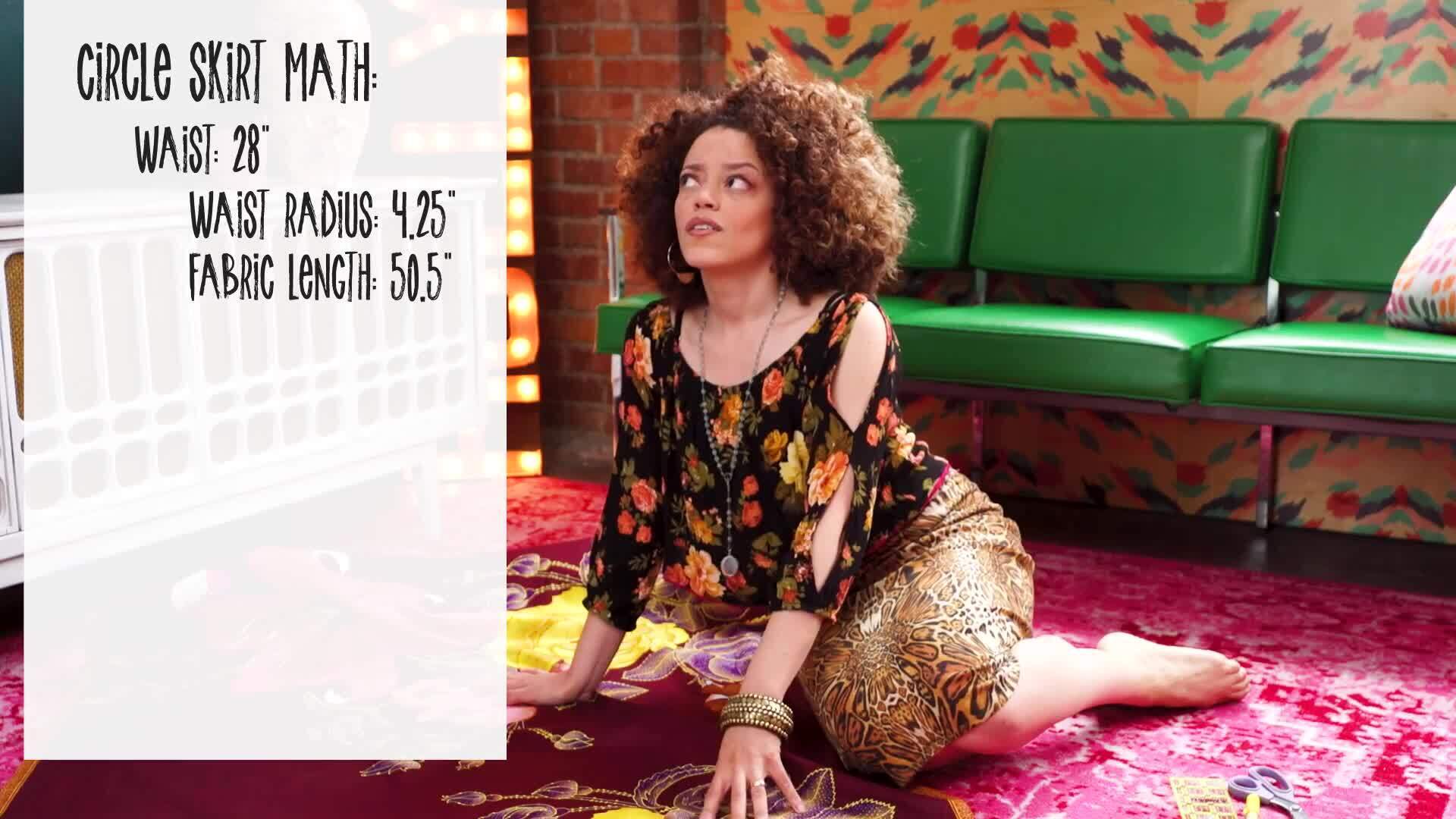 Wax Print Circle Skirt