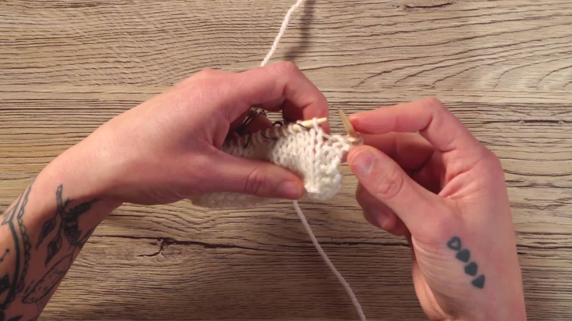 Knitting the Sweater