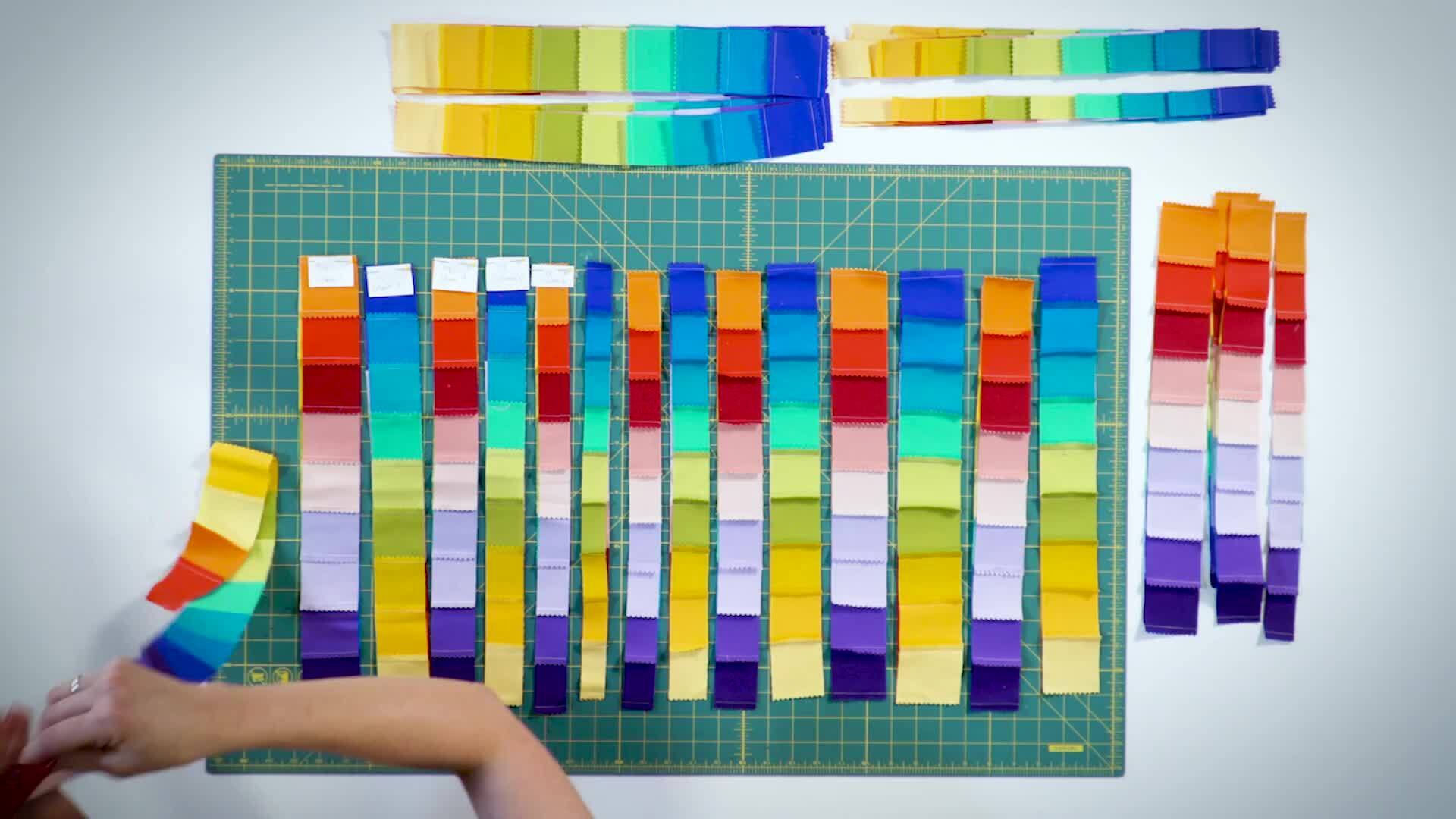 Bargello Beauty Rainbow Quilt